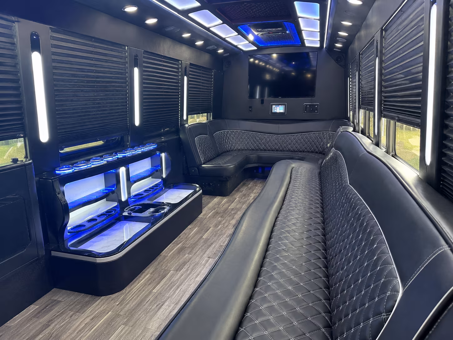 Pittsburgh Bachelor & Bachelorette Transportation party bus exterior