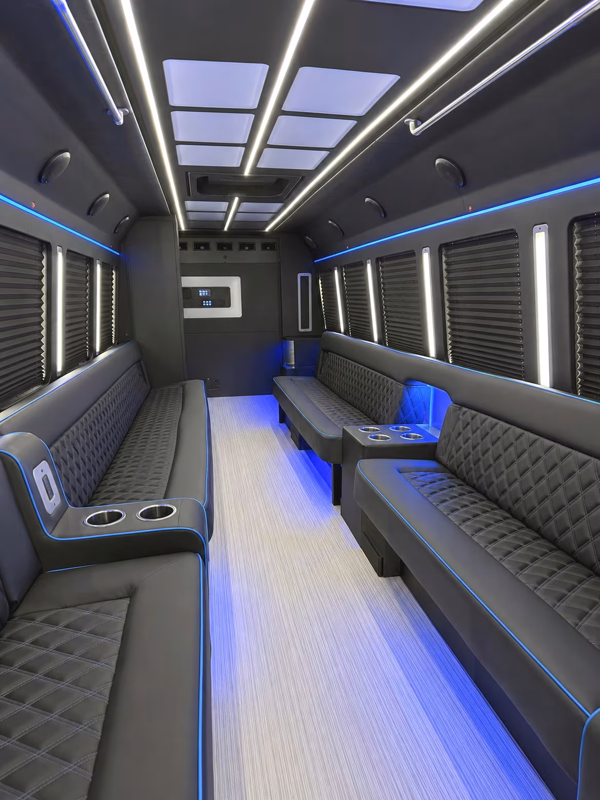 Pittsburgh Bachelor & Bachelorette Transportation party bus interior