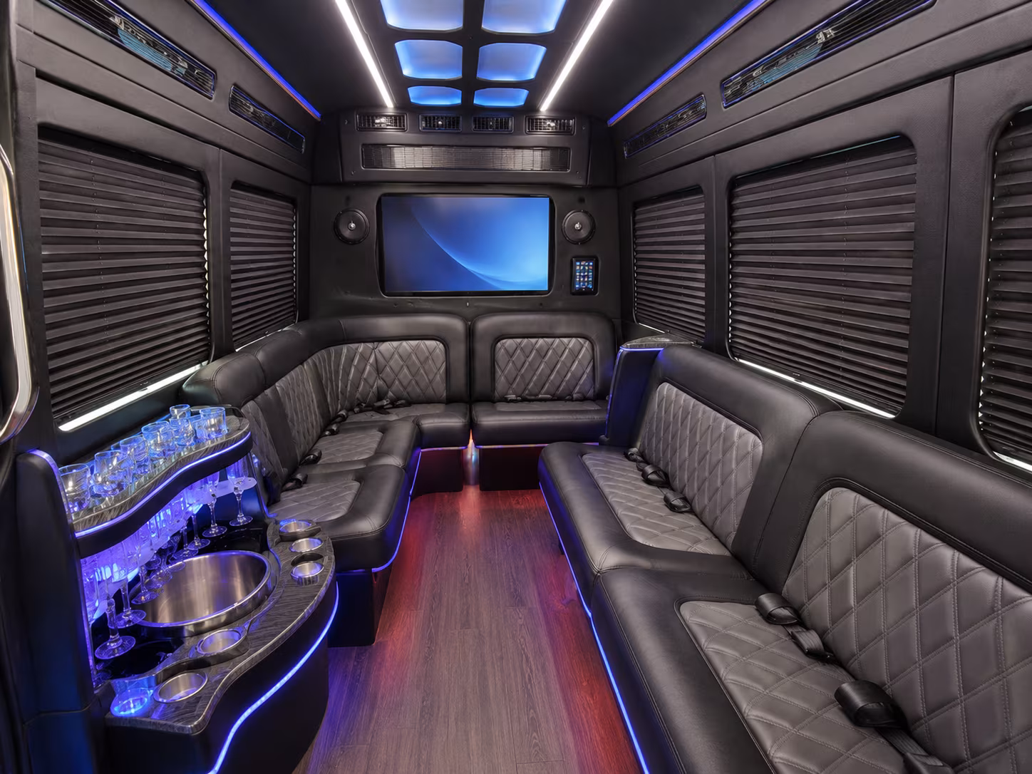 Pittsburgh Corporate Transportation party bus exterior