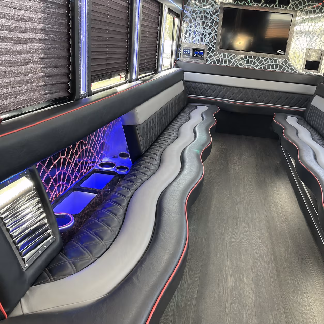 Pittsburgh Private Event Transportation party bus exterior
