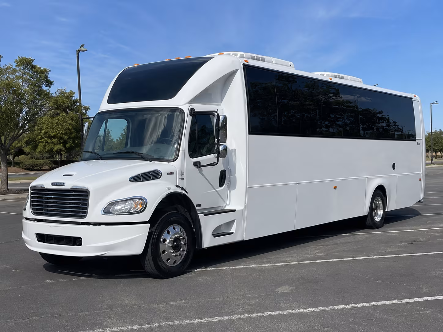 Pittsburgh Private Event Transportation party bus interior