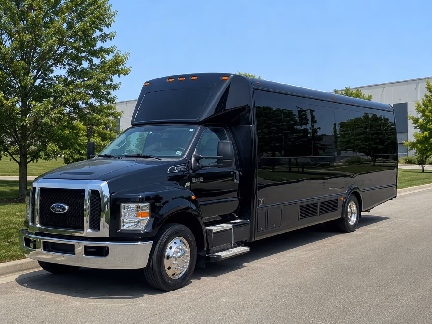 Pittsburgh Prom & Homecoming Transportation party bus exterior
