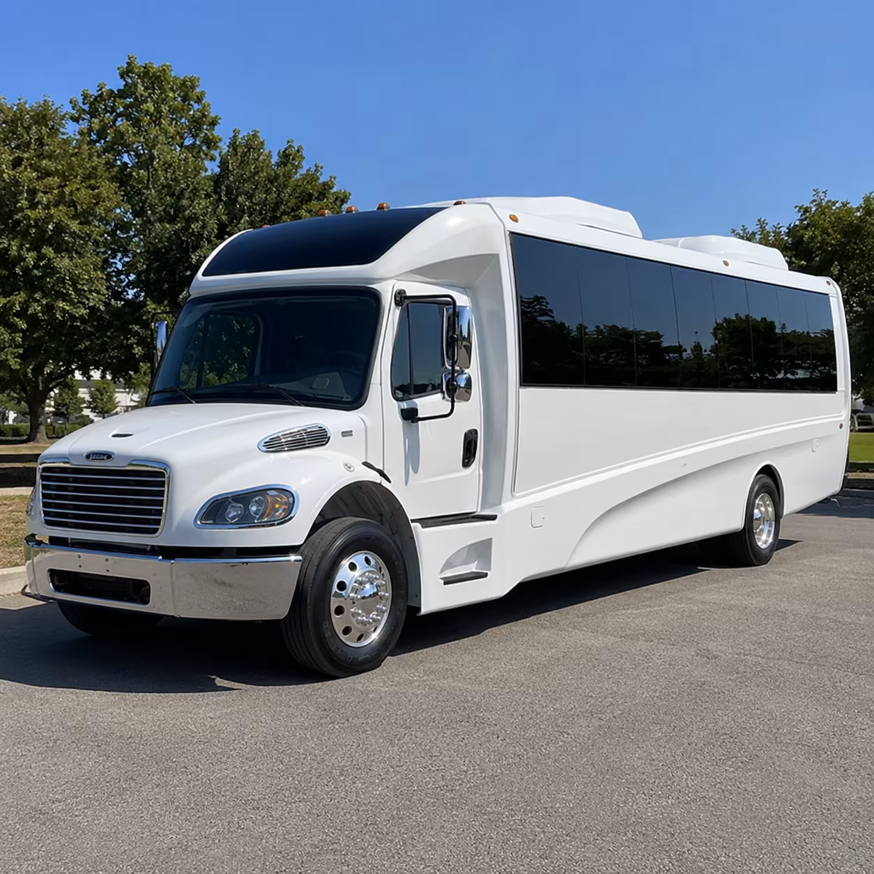 Pittsburgh School Event Transportation party bus exterior