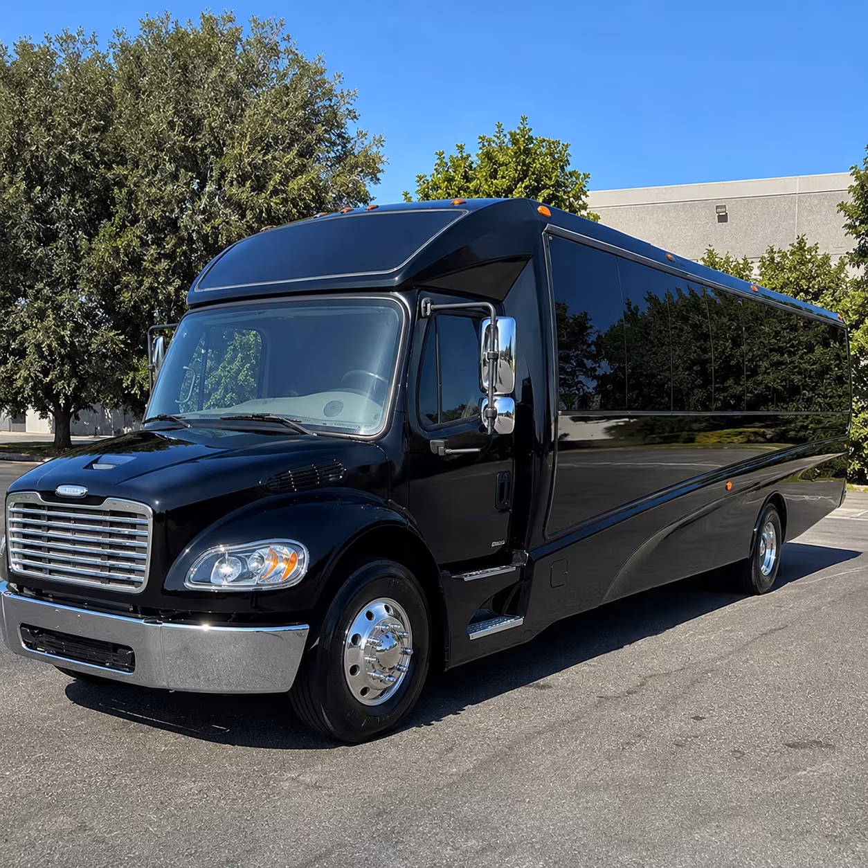 Pittsburgh School Event Transportation party bus exterior