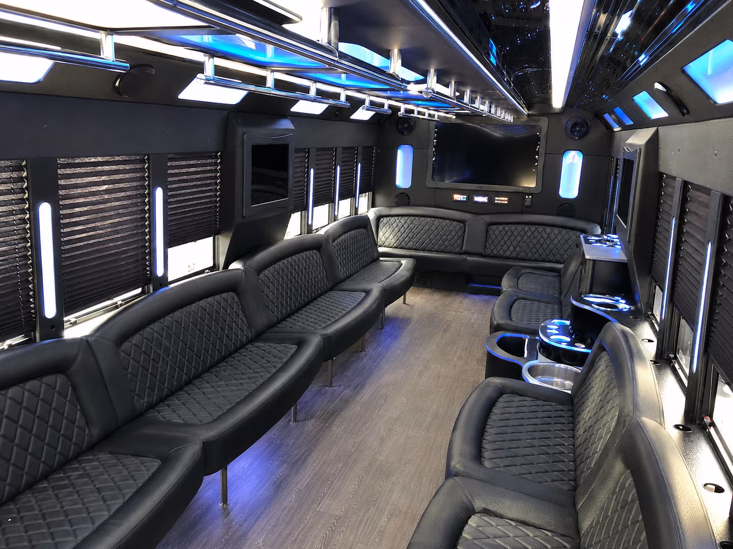 Pittsburgh Sporting Event Transportation party bus exterior
