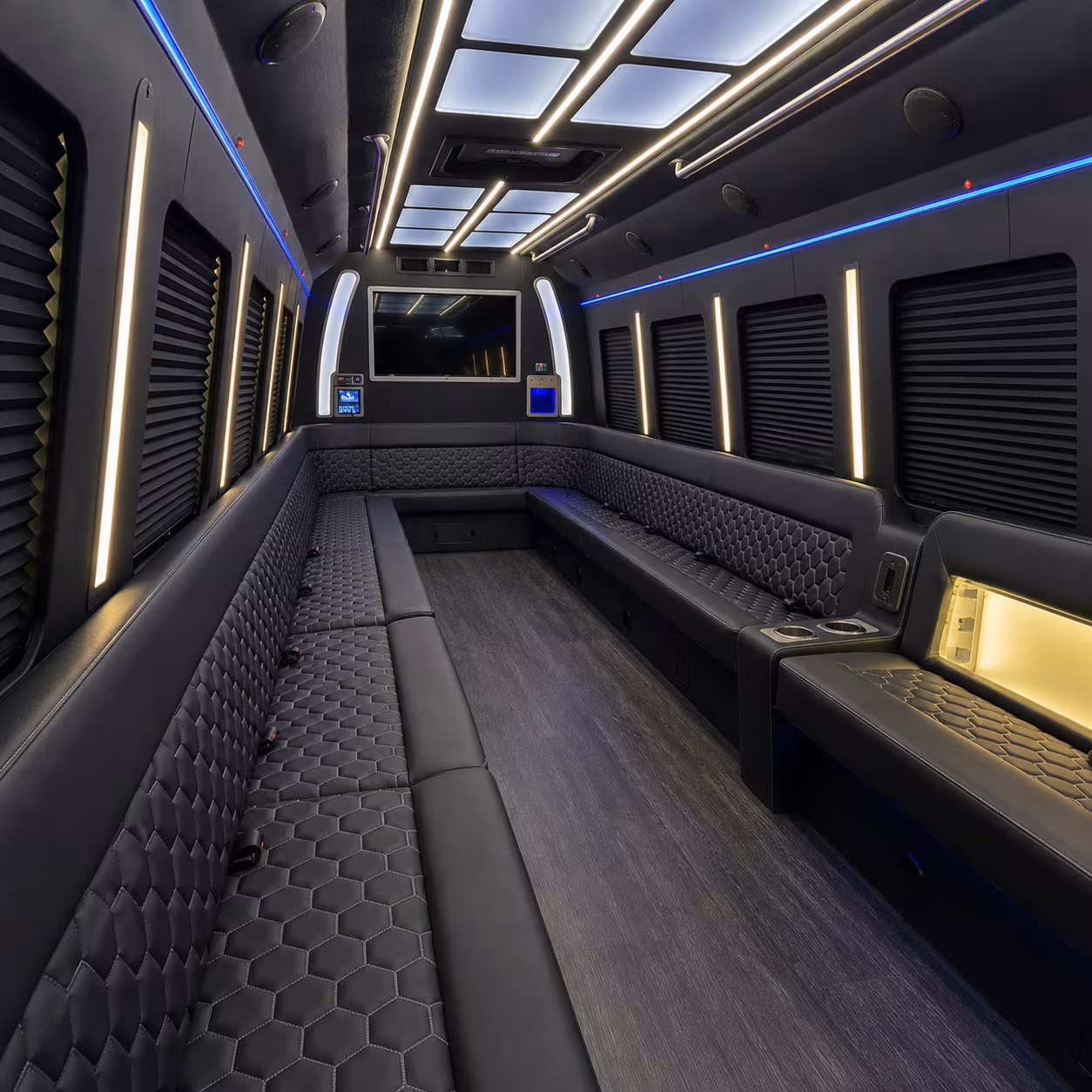 Pittsburgh Sporting Event Transportation party bus exterior
